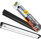 ReptiKing T5 HO reptile light fixture displayed in a retail box