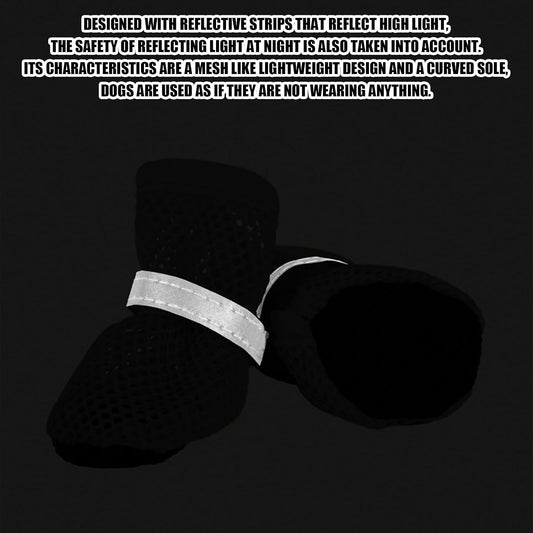 Symphonyw dog boots showing non-slip rubber sole