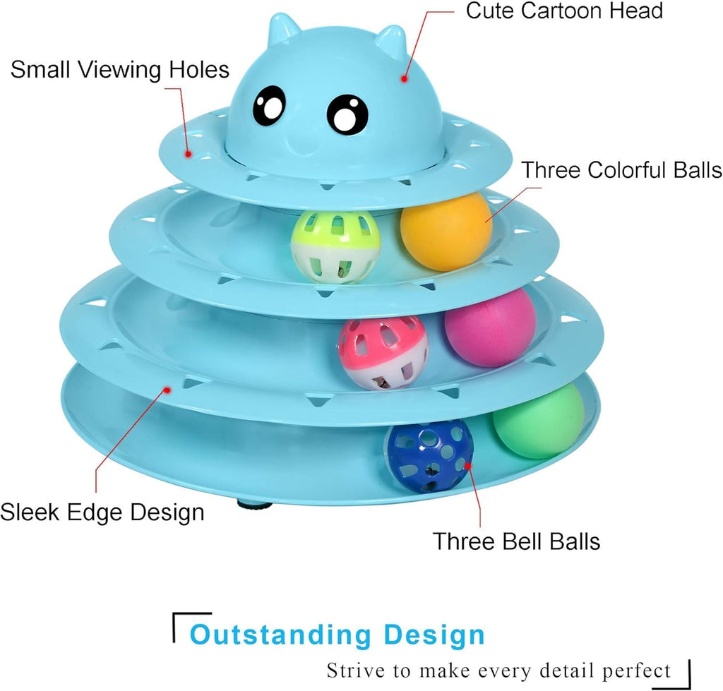 Upsky cat toy roller disassembled showing easy cleaning detachable layers
