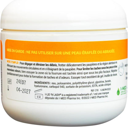 Gentle daily dog wrinkle and eyelid cleanser packaging details
