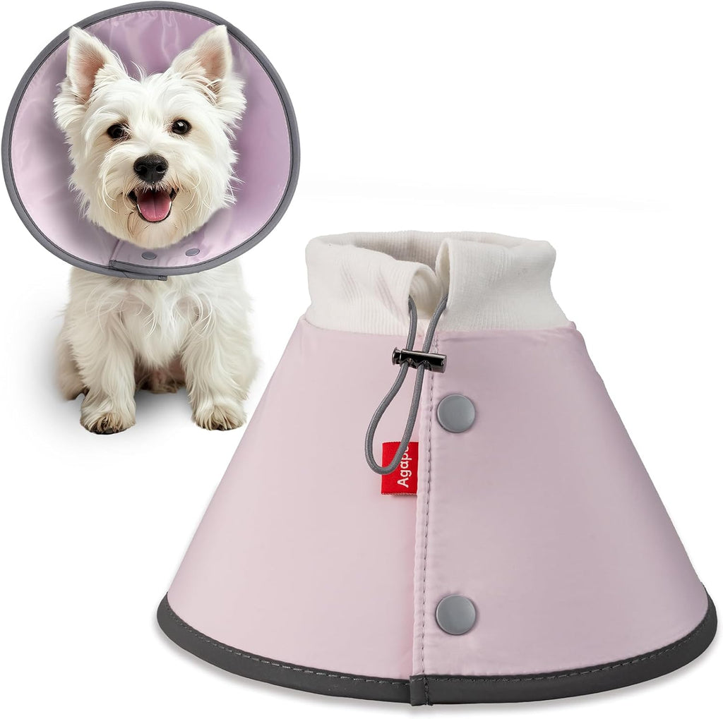 Agape Soft Dog Cone for Small Dogs & Cats, Recovery Collar to Stop Licking | Comfy E-Collar Alternative for Puppies, Adjustable Cloth Cone After Surgery, Protective Neck Cone for Kittens, Washable - Image 11