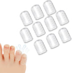 ZXTNVB Silicone Anti-Friction Toe Protector front view for foot pain relief.