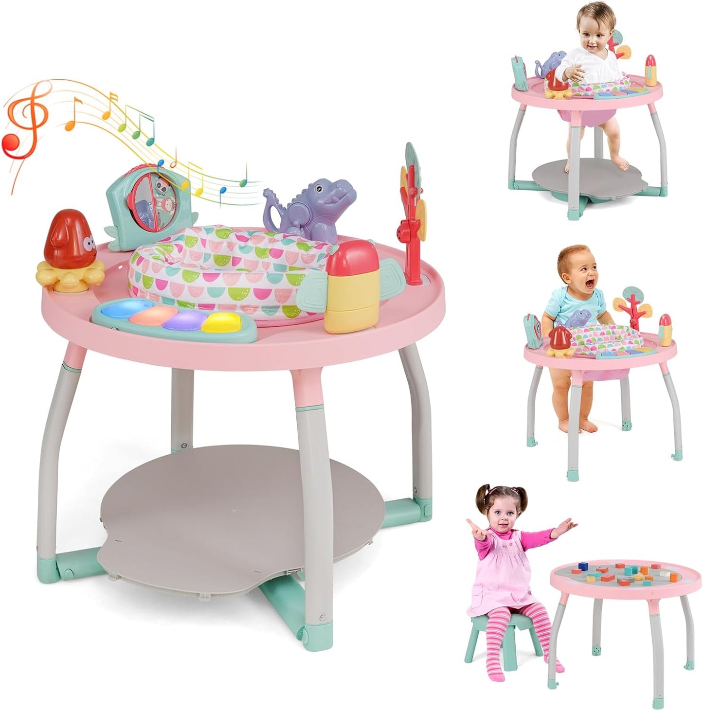 Honey Joy 5 in 1 Baby Activity Center front view