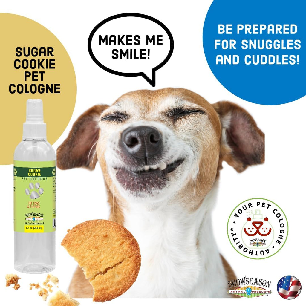 Showseason long lasting sugar cookie scent dog spray