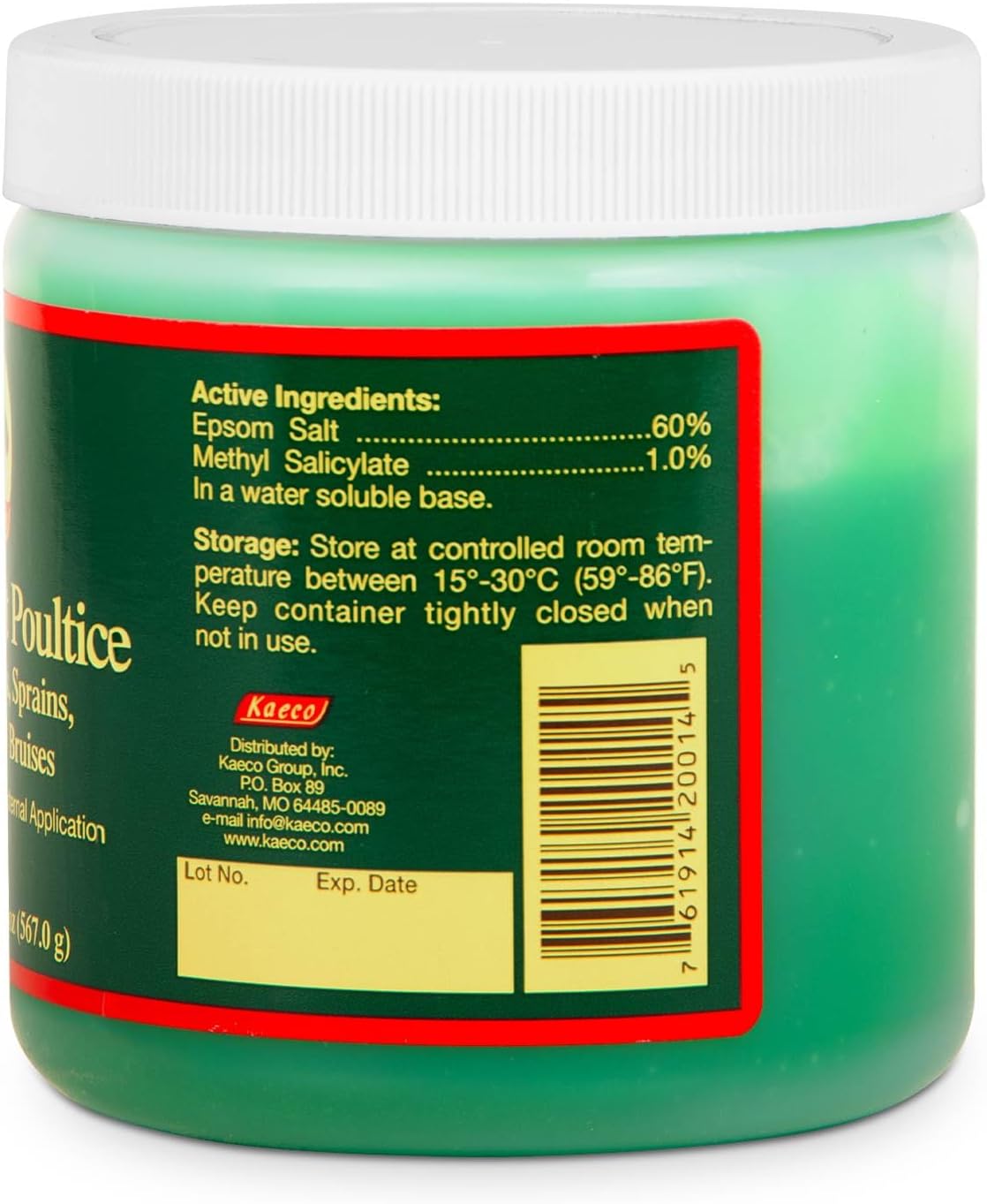 Kaeco authentic USA imported veterinary grade drawing agent product label