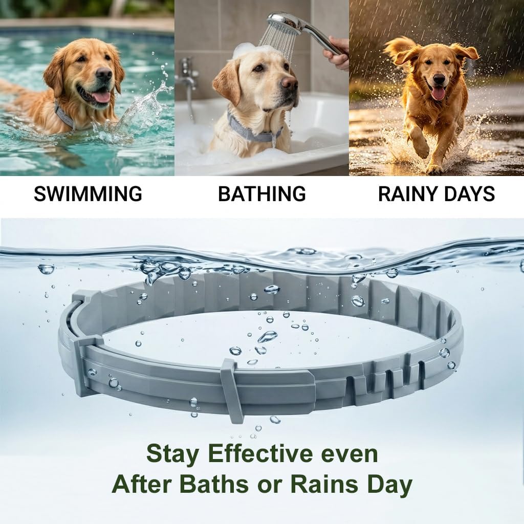Included metal flea comb for dog grooming