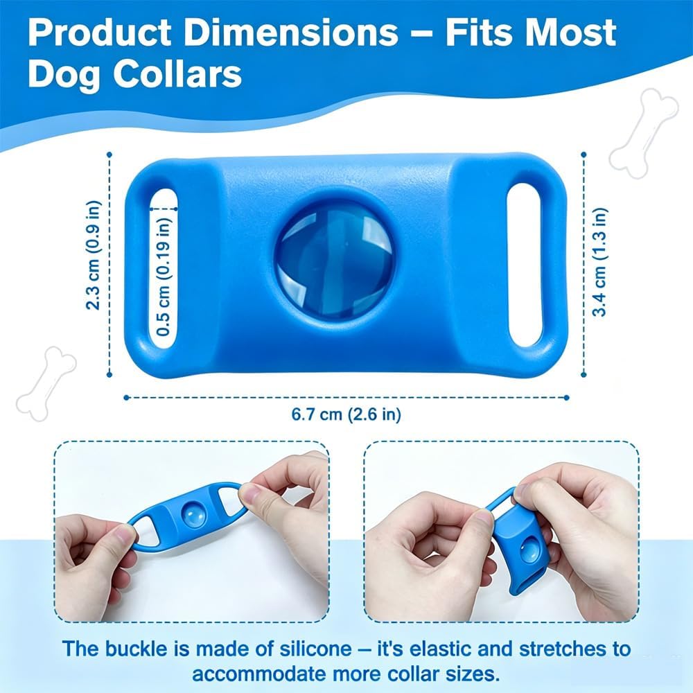 Trihood dog tag for flea and tick prevention with refills
