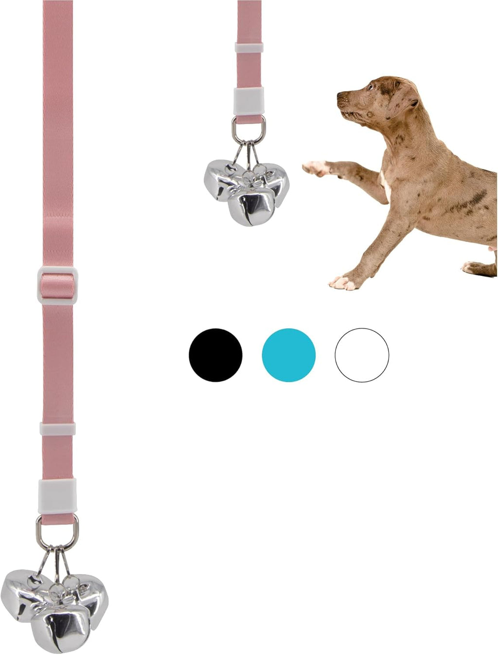 SVD.PET Puppy Bell Doorbell, Dog Bell for Potty Training, Attach to doorknob or Anywhere Near the Door, Length and Height Adjustable (Blue) - Image 9