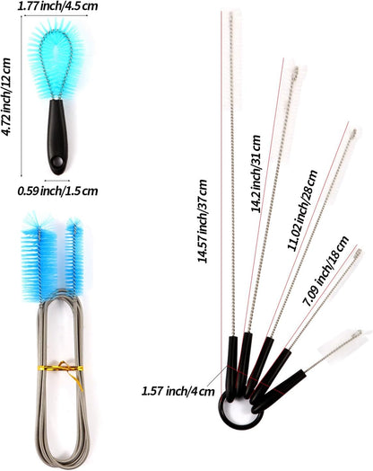 Suseg professional aquarium accessories set packed with diverse pipe and corner cleaners.