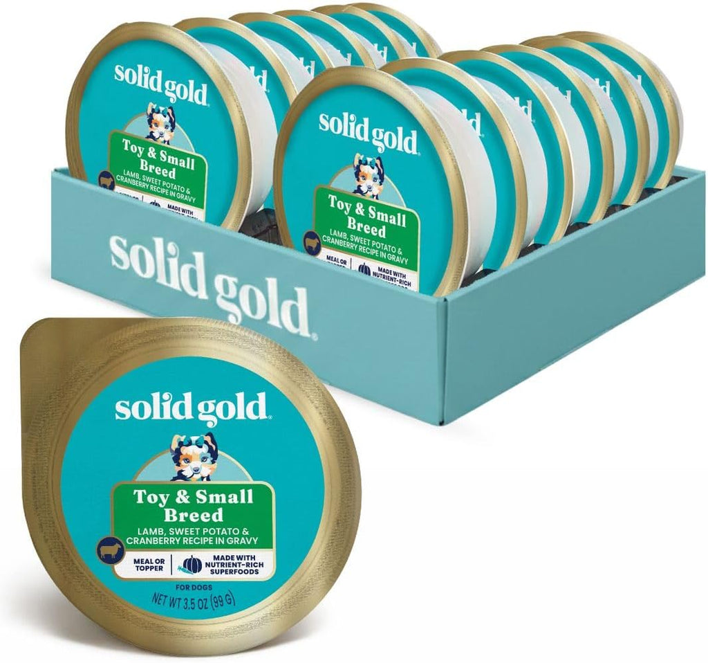 Solid Gold Wet Dog Food Topper & Meal Cups - W/Beef & Sweet Potato for Hip & Joint Support, Sensitive Stomachs & Gut Health - for Puppy, Adult & Senior Small Breed & Large Breed Dogs - 3.5oz/6 Pack - Image 15
