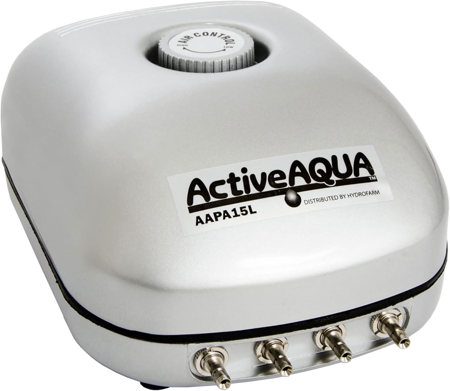 Active Aqua AAPA15L four outlet air pump front view for hydroponic aeration