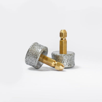 Side profile of replacement grinding wheel for electric pet tools