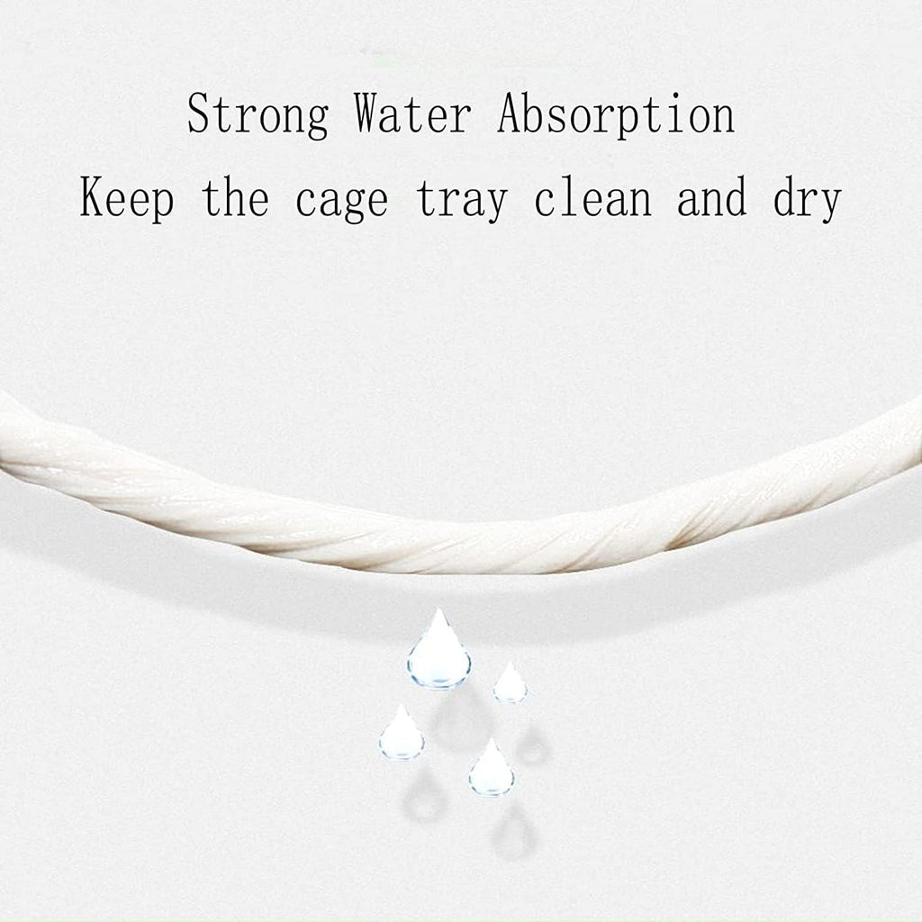 Close-up of absorbent texture on disposable pet cage tray mat