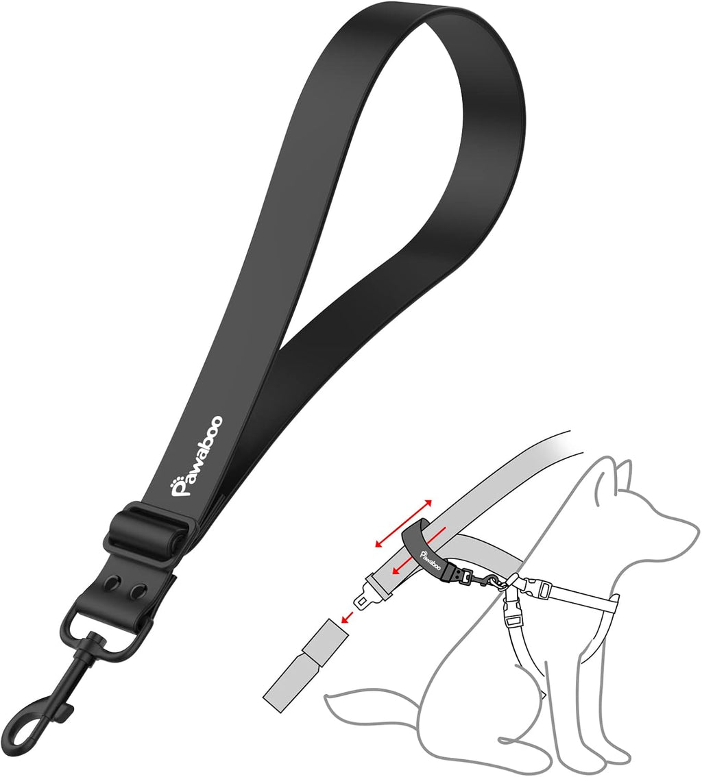 Safe pet travel setup with Pawaboo seatbelt