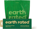 Earth Rated Dog Poop Bags, Thick Grab and Go Single Roll, Ideal for Backyard Pickups, Lavender Scented, 300 Count - Image 10