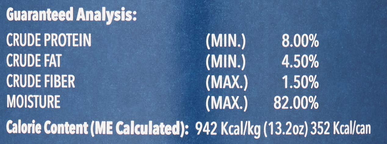 Healthy beef and vegetable wet food formula for adult canine nutrition.