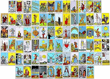 Detailed view of the 92-page guidebook included with Dionysus deck
