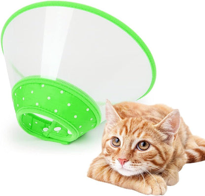 Pet Cone Recovery Dog Cone Adjustable Dog Collar Clear Padded Collar with Breathable Soft Edge, Plastic Puppy Cone Protect The Neck Surgery Recovery, Designed for Cats and Puppies (Small, Blue) - Image 11