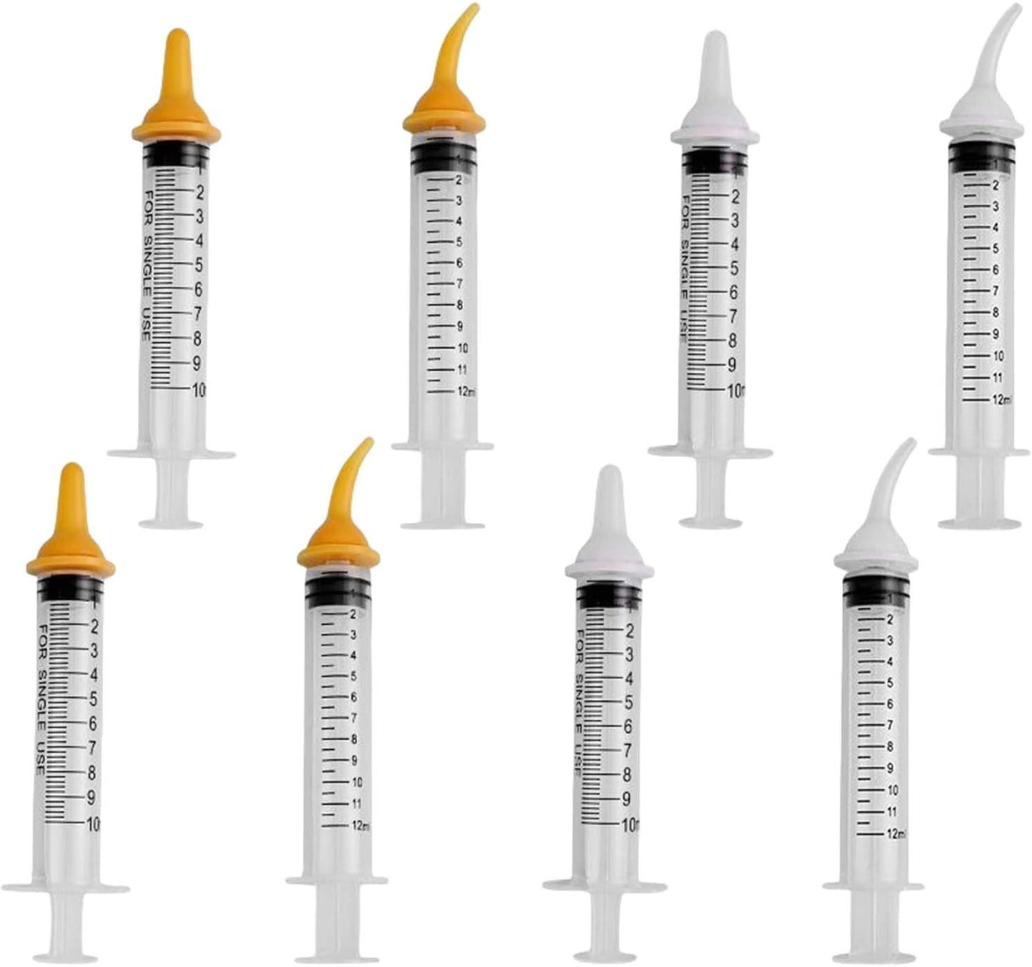 Pet Feeding Syringe with Nipple, Silicone Feeding Tools for Kitten Puppy Feeding Syringe for Newborn Cat Dog Small Animals Rabbits (1ml+3ml+5ml +10ml) - Image 9