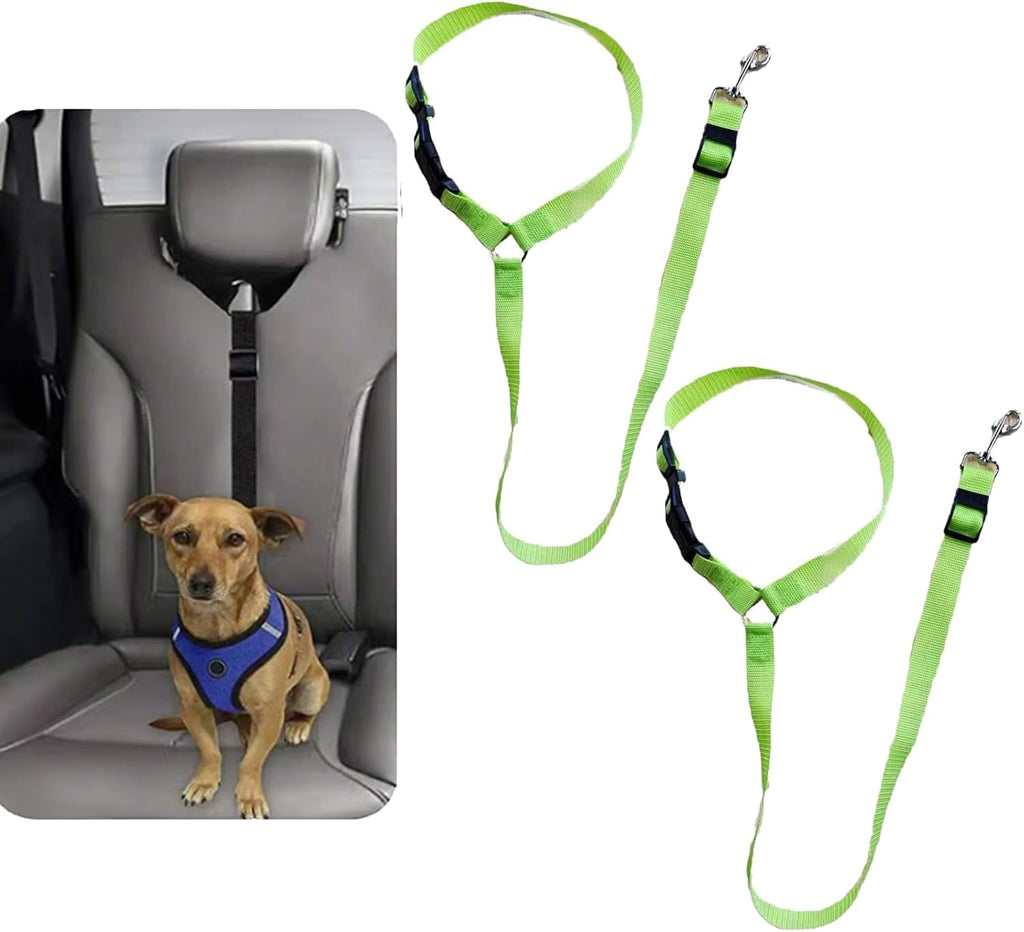 2 Pack Dog Cat Safety Seat Belt Vehicle Seatbelts Adjustable Black - Image 11