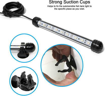 Underwater view of MQ LED aquarium light bar