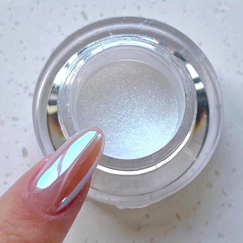 Pretty Diva Moonlight Chrome Nail Powder container front view