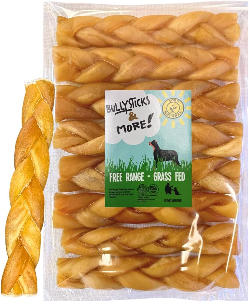BULLYSTICKS & MORE 6 Inch Beef Collagen Rolls for Dogs (Extra Thick - 4 Count) - Bones for Dogs - Dog Parents Choice - No Hide Beef Cheek Rolls - Image 11