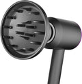 LhhTing magnetic hair diffuser attachment front view for Dyson Supersonic