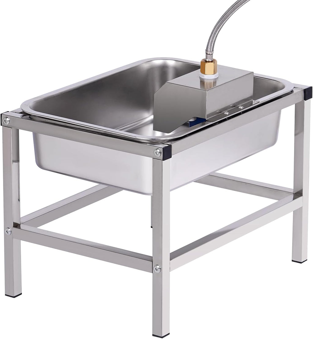 Premium non toxic dog drinking bowl system for multi pet homes