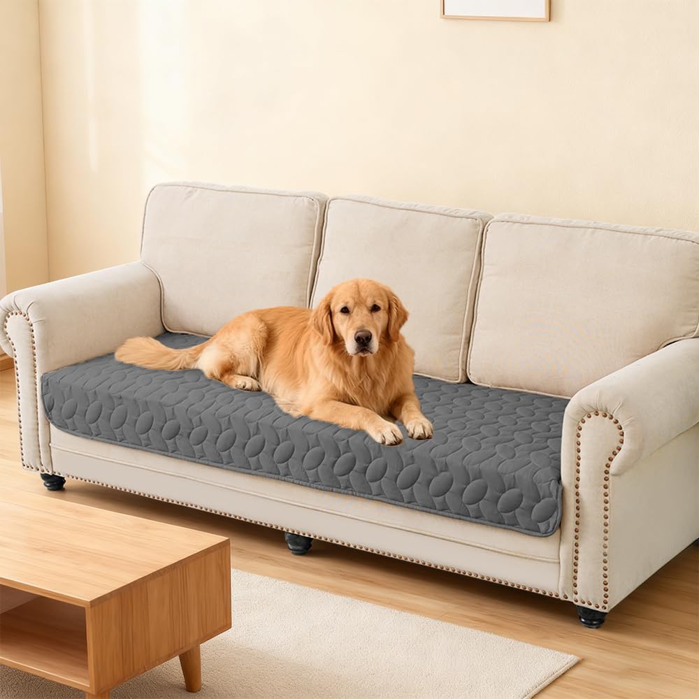 Waterproof testing demonstration on the Ameritex pet furniture protector blanket.