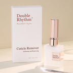 Canni Double Rhythm cuticle remover cream front view in white and rose gold glass bottle
