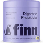 Finn digestive probiotics for dogs premium imported gut supplement front view