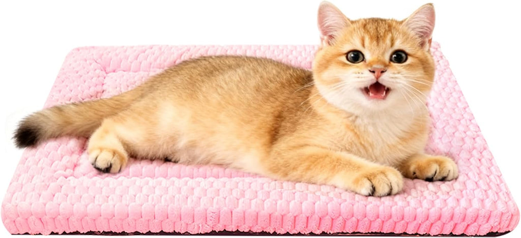 Dog Bed Mat,Reversible & Ultra Soft Kennel Pad-Machine Washable Pet Bed for Dogs & Cats-All-Weather Crate Liner for Crates,Carriers & Travel (Pink, 24" L x 18" W x 1.5" Th) - Image 11