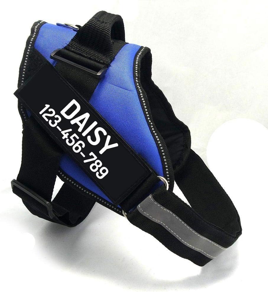 Custom No Pull Dog Harness with Name and Phone Number, Heavy Duty Personalized Pet Vest to Prevent Tugging, Pulling, or Choking, Training and Walking (Pink, S (10-19LBS)) - Image 12