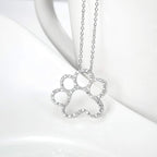 Authentic ONEFINITY pet lover silver jewelry showcasing lobster claw clasp closure