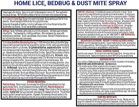 Authentic Rid imported lice treatment for non-washable household items