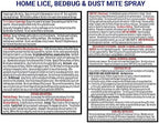 Authentic Rid imported lice treatment for non-washable household items