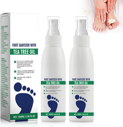 Ximonth Foot Spray with Tea Tree Oil front view for natural odor control.