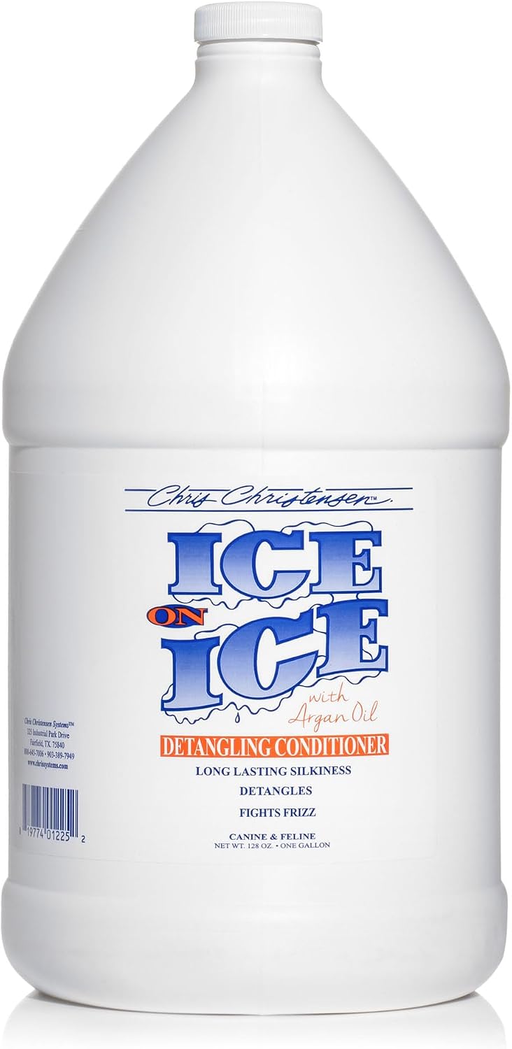 Chris Christensen Ice on Ice Detangling Dog Conditioner, Groom Like a Professional, Dematts, Moisturizes, Creates Long Lasting Silkiness, All Coat Types, Made in USA, 16oz - Image 10