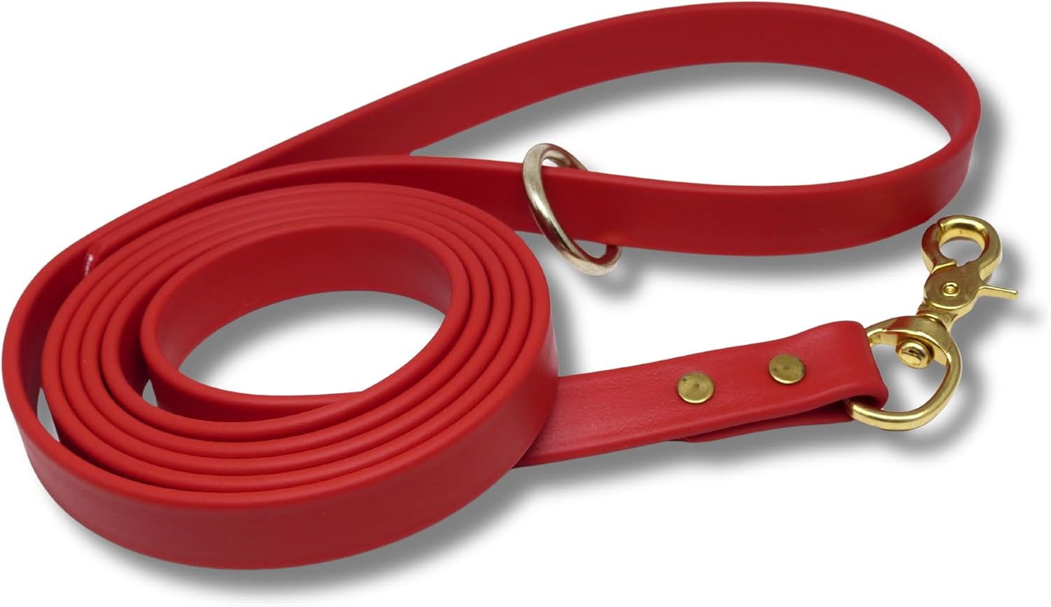 Gummy K9 Dog Leash, Biothane, Dog Training Leash, Made in The USA, 6 Feet, Various Sizes & Colors (5/8, Black) - Image 9