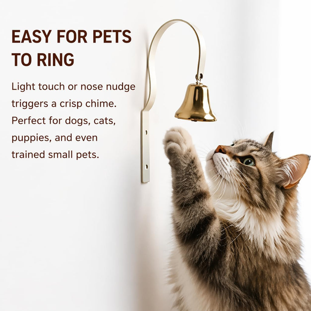 GoldTiger professional puppy potty training bell installation hardware