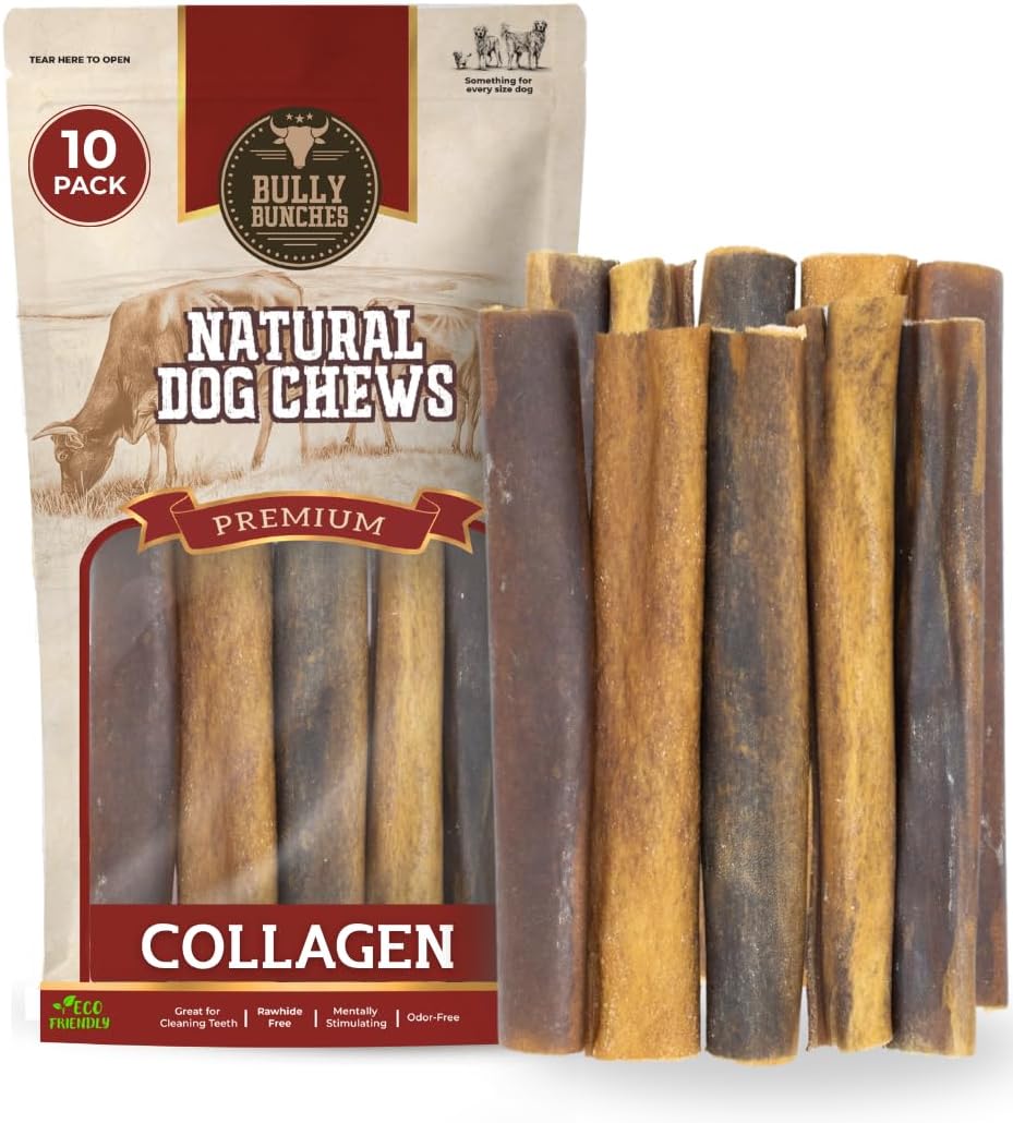 Bully Bunches Premium (6" Collagen - 5 Pack) Beef Chews for Dogs - All-Natural, Long-Lasting Dental Treats, Protein-Rich, Grain-Free, Healthy Digestive Support for Dogs - Image 12