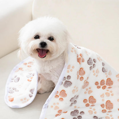Retainbre puppy blankets fleece soft flannel material close up texture
