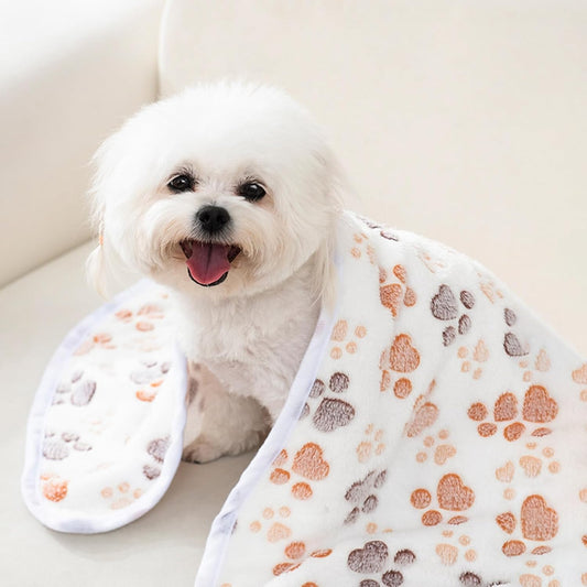Retainbre puppy blankets fleece soft flannel material close up texture