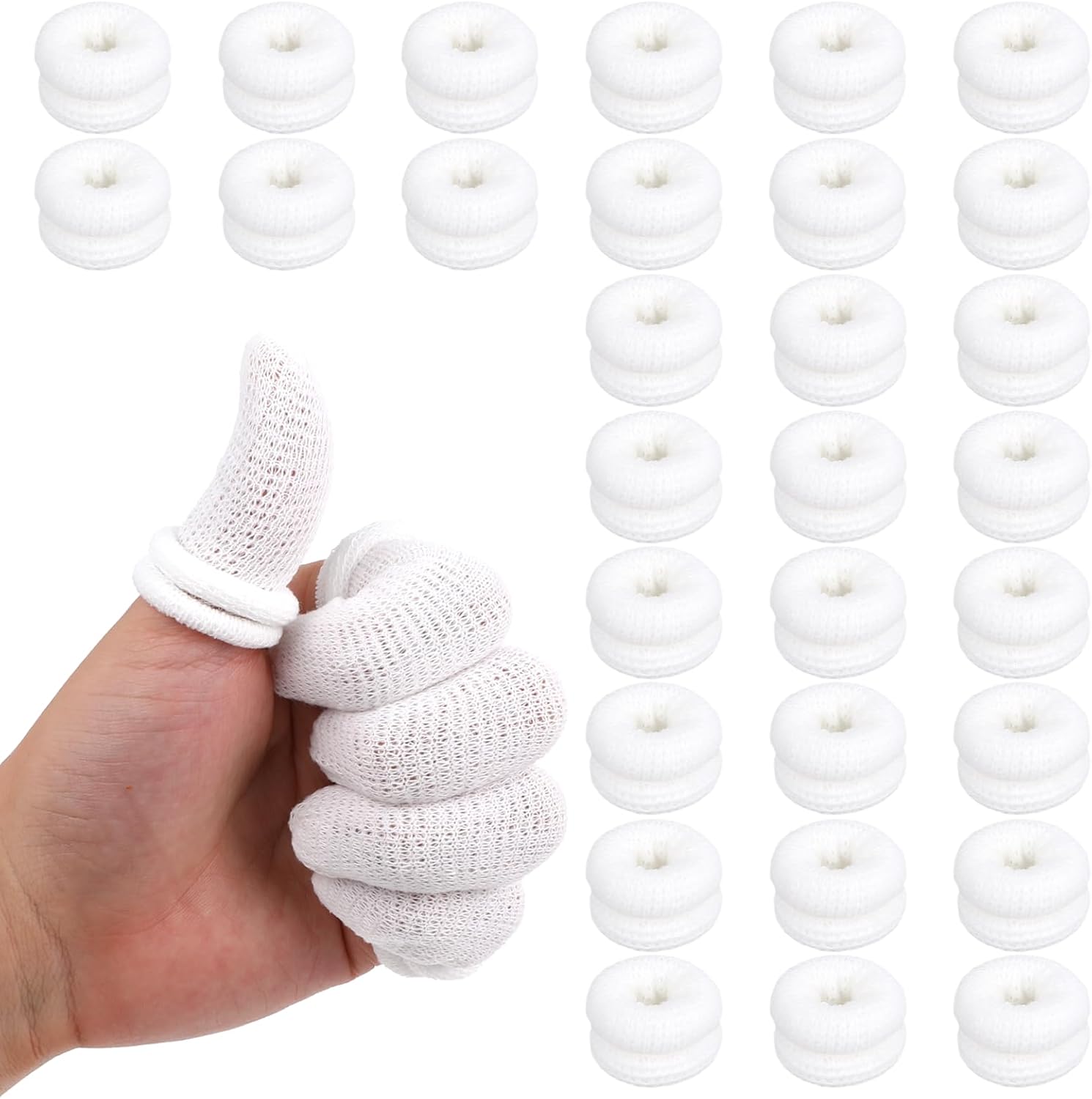 DIVINA VITAE elastic cotton finger bandage pack front view for first aid care