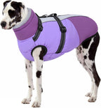Dog Coat, Warm Dog Jacket with Harness Built in, Waterproof Pet Winter Coat Snowsuit with Zipper, Reflective Fleece Jacket for Extra Large Dogs, Weimaraner, Red XXL - Image 14