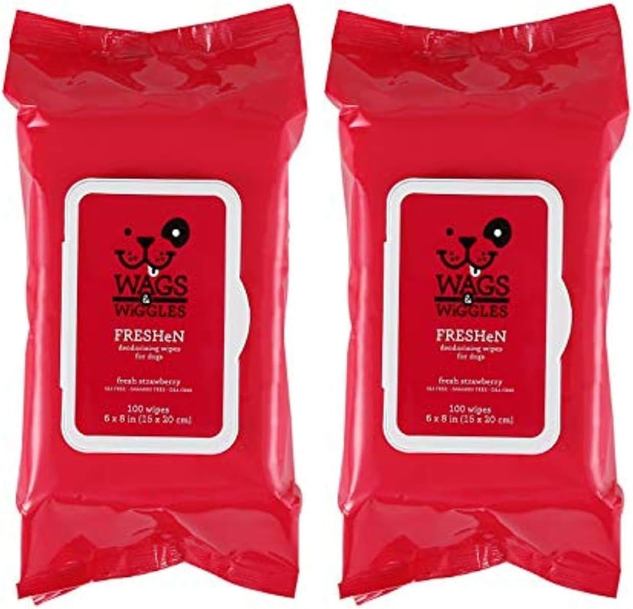 Wags & Wiggles Purify Hypoallergenic Dog Wipes for Sensitive Skin, Paw and Body Grooming Wipes with Gentle Plant Based Formula for Everyday Cleaning, Zesty Grapefruit Scent, 100 Count - Image 9