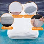 Bird cage tray fitted with disposable absorbent liner sheet