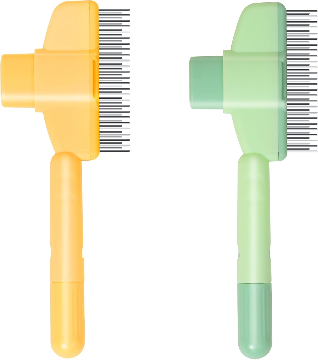 Tuaoeef pet grooming brush for undercoat removal