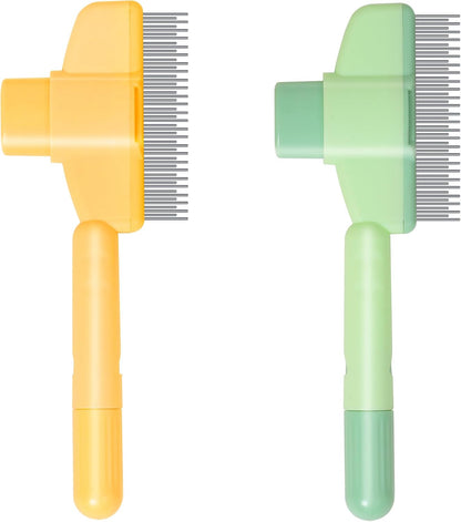 Tuaoeef pet grooming brush for undercoat removal